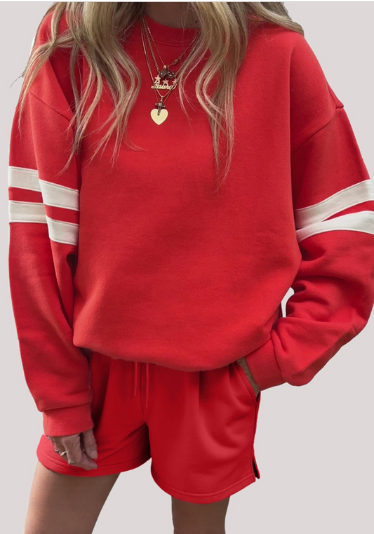 Women Pullover and shorts set casual