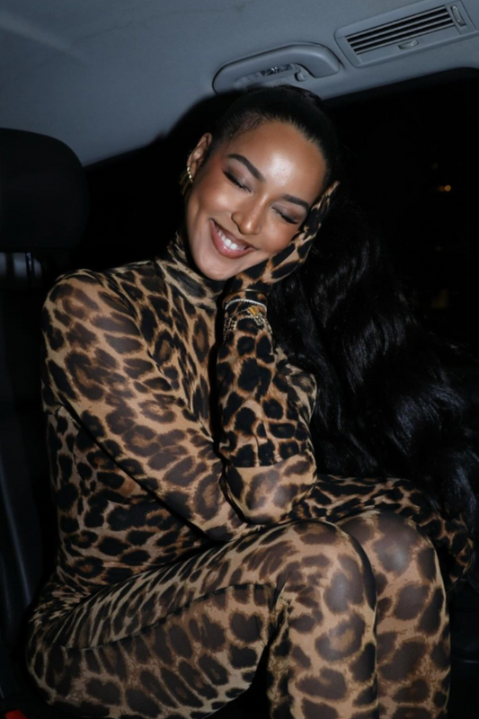 Leporad Print Body Suit