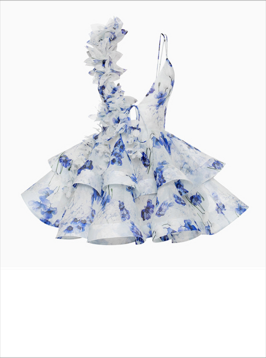 Floral Swan Prince Vacation Dress