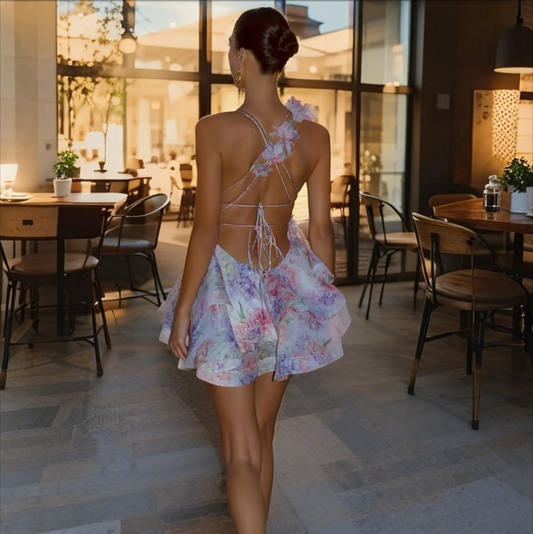 Floral Swan Prince Vacation Dress