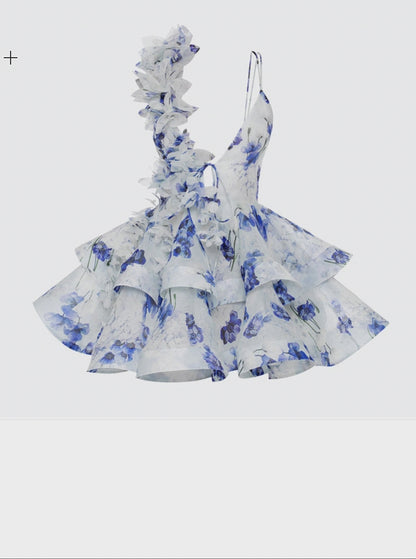Floral Swan Prince Vacation Dress